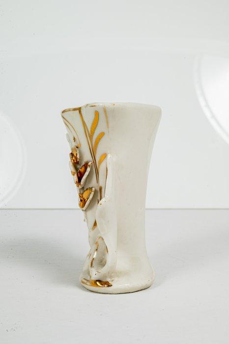 Vase (2) - Biscuit de porcelaine - Vieux Bruxelles bruidvaas, Antiquités & Art, Antiquités | Verre & Cristal