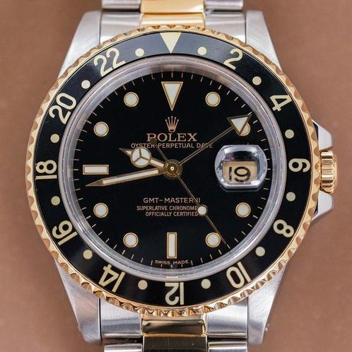 Rolex - GMT-Master II 18K Gold - 16713 - Heren - 1990-1999, Handtassen en Accessoires, Horloges | Heren