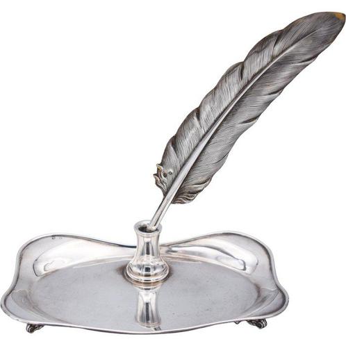 Ensemble de bureau - Argent, Antiek en Kunst, Antiek | Zilver en Goud