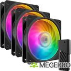 Cooler Master Mobius 120P ARGB 3-Pack Fan Kit, Verzenden, Nieuw