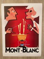 Monsieur Z - Affiche de Tourisme La Fondue - Mont Blanc