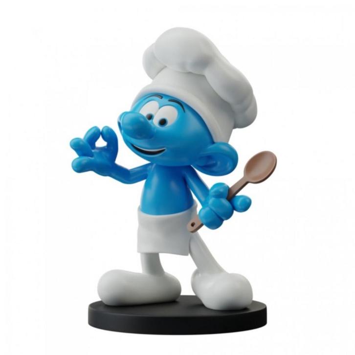 De Smurfen Beeldje Koksmurf 11 cm, Verzamelen, Stripfiguren, Ophalen of Verzenden