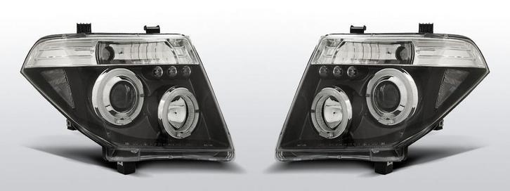 Koplampen | Nissan Navara D40 2005-2010 | zwart, Auto-onderdelen, Verlichting, Nieuw, Verzenden