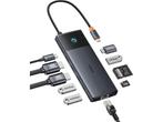 Veiling - Baseus 10-in-1 Dockingstation USB C 10 Gbps Tot 4K, Nieuw