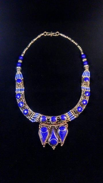 Collier Lapis Lazuli Vintage - Collier