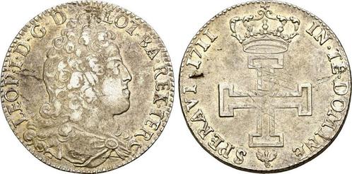 Testone 1711 Lothringen Herzogtum: Leopold I Joseph, 1697..., Postzegels en Munten, Munten | Europa | Niet-Euromunten, België