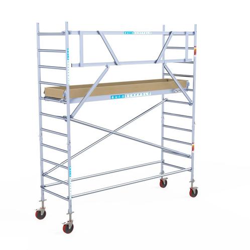 Basic rolsteiger 90 x 4,2m werkhoogte, Doe-het-zelf en Bouw, Steigers, Rolsteiger of Kamersteiger, Nieuw, 2 tot 5 meter, Verzenden