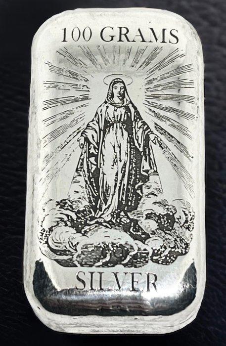 100 gram - Zilver .999 - Maria - (Zonder Minimumprijs), Postzegels en Munten, Edelmetalen en Baren