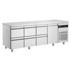 Koelwerkbank | 571L | 1 Deur (1/1 GN) + 6 Laden | 0°C/+10°C, Verzenden, Nieuw in verpakking