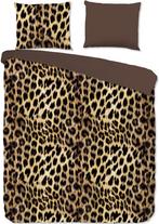 2dekans | Pure Dekbedovertrek Luipaard - Bruin - 140x200cm, Ophalen of Verzenden, Nieuw