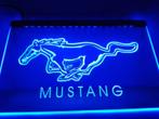 Mustang neon bord lamp LED cafe verlichting reclame lichtbak, Huis en Inrichting, Verzenden, Nieuw