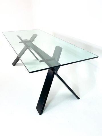 Bross - Table - Piana - Bois, Verre