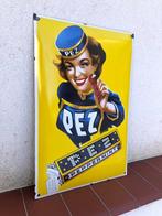PEZ Peppermint Sweets Shop Advertising Enamel Sign -