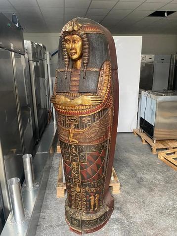 egyptische sarcofaag opbergkast 150x53x191 lxbxh, Ophalen of Verzenden