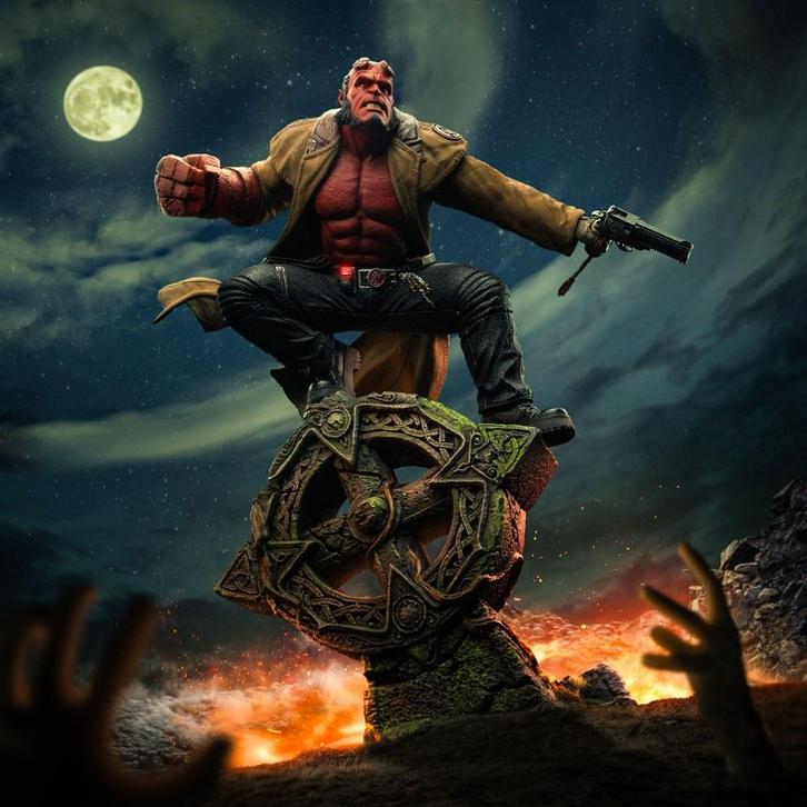 Hellboy 2 BDS Art Scale Statue 1/10 Hellboy 34 cm, Verzamelen, Film en Tv, Nieuw, Ophalen of Verzenden