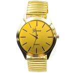 Fako® - Horloge - Rekband - Geneva - Ø 40mm - Goudkleurig, Handtassen en Accessoires, Horloges | Dames, Verzenden, Nieuw