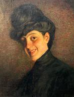 Giuseppe Gheduzzi (1889-1957) - Ritratto femminile, Antiek en Kunst