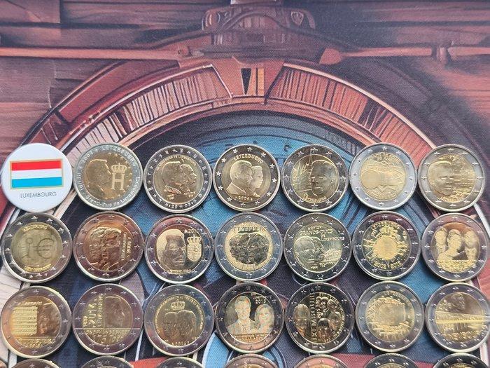 Luxemburg. 2 Euro 2004/2025 (39 coins) (Zonder minimumprijs), Timbres & Monnaies, Monnaies | Europe | Monnaies euro