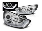 LED Tube DRL koplampen Chrome geschikt voor Hyundai Tucson, Auto-onderdelen, Verzenden, Nieuw, Hyundai