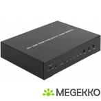 Delock 11488 KVM 4 in 1 multiview-schakelaar 4 x HDMI met, Informatique & Logiciels, Cartes vidéo, Verzenden