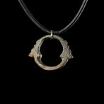Keltisch Brons Druïden mythologische Ouroboros Amulet Hanger