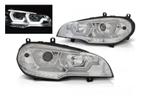 Tube light LED DRL koplampen Chrome geschikt voor BMW X5 E70, Auto-onderdelen, Verzenden, Nieuw, BMW