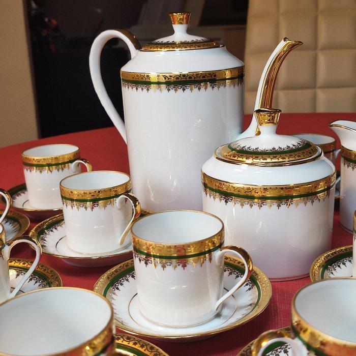 Manufacture Chastagner - Tafelservies (25) - Groene fries, Antiek en Kunst, Antiek | Meubels | Tafels