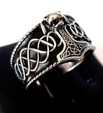 Zegelring - Drie-eenheid - Thors hamer (Mjöllnir) &, Antiek en Kunst