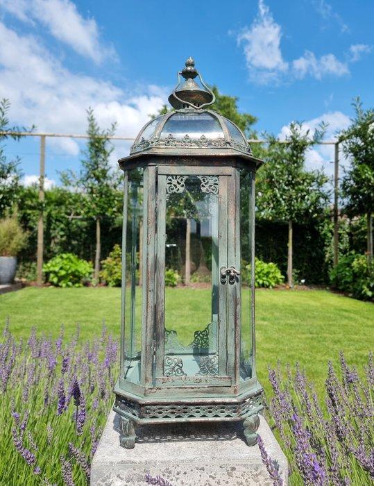 Lantaarn - Glas, metal, Antiek en Kunst, Curiosa en Brocante