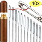 Fako Bijoux - 40 Naalden Met Oog In een Houten Kokertje -, Verzenden, Nieuw