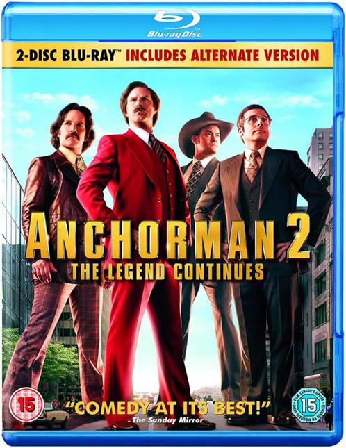Anchorman 2 The Legend Continues (Blu-ray tweedehands film), Cd's en Dvd's, Blu-ray, Ophalen of Verzenden