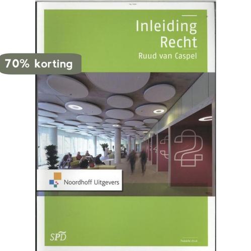 Inleiding recht 9789001823504 Ruud van Caspel, Boeken, Wetenschap, Gelezen, Verzenden