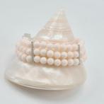 Corail - Argent - Bracelet - Corallo Rosato, Antiquités & Art