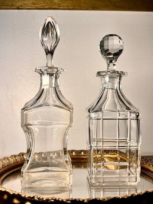Creusot - Karaf (2) - Kristal, Antiek en Kunst, Antiek | Glaswerk en Kristal