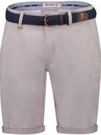 Geographical Norway Chino Bermuda Met Stretch Podex Grijs, Vêtements | Hommes, Pantalons, Verzenden