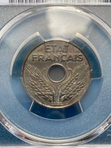 France. 20 Centimes 1944 Fer