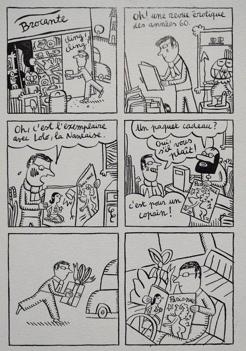 Dutertre, Charles - 1 Original page - Hôtel des touristes -, Livres, BD