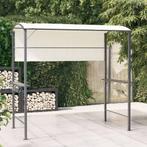 vidaXL Prieel met dak 220x110x200 cm crèmekleurig, Tuin en Terras, Verzenden, Nieuw