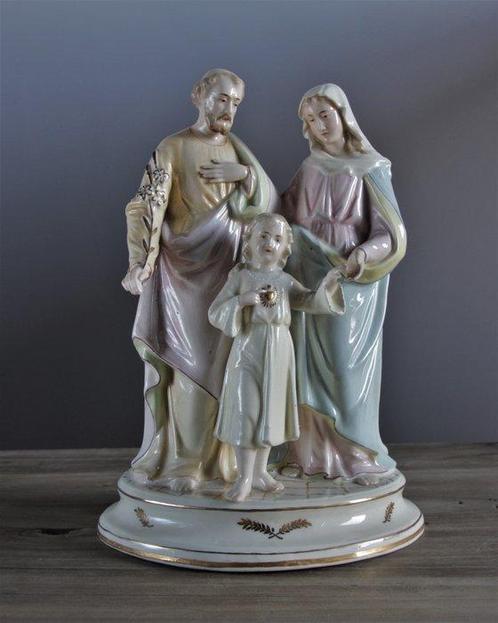 Sainte Famille - 31cm - Porcelaine - Début du XXe siècle, Antiek en Kunst, Kunst | Niet-Westerse kunst