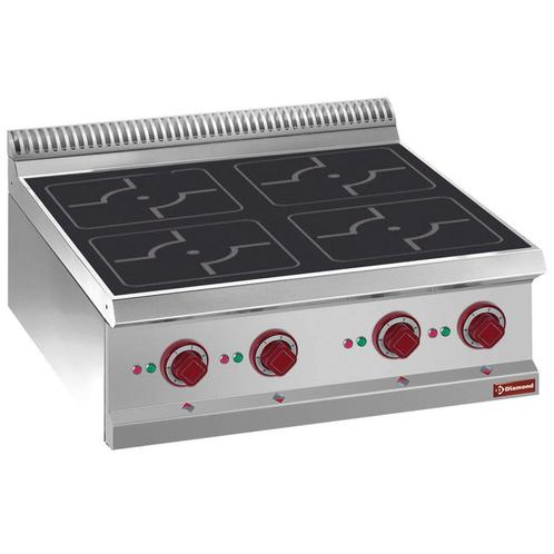 D-E7/4ID7T Cuisinière électrique, 4 foyers a induction -Top-, Articles professionnels, Horeca | Équipement de cuisine, Cuisinière, Friteuse et Grils