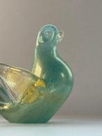 Murano - sculptuur, Scultura di Colomba Dorata - 10 cm -, Antiek en Kunst