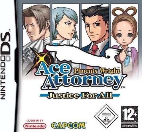 Ace Attorney Phoenix Wright Justice for all Spaans-Italiaans, Games en Spelcomputers, Games | Nintendo DS, Ophalen of Verzenden