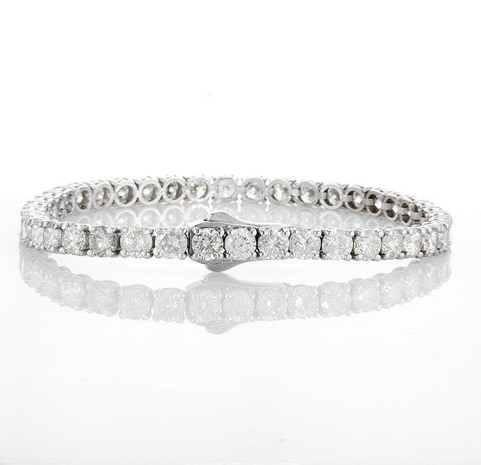 Zonder Minimumprijs - Armband - 14 karaat Witgoud - 9.66ct., Handtassen en Accessoires, Armbanden