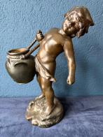 Auguste Moreau (1834 - 1917) - Beeld, Waterdrager - 31 cm