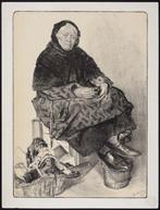 Louis Malteste (1862-1928) - Marchande de Lacets, Antiek en Kunst