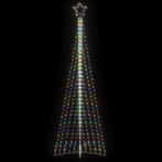 vidaXL LED-kerstboom 495 LEDs kleurrijk 300,5 cm, Verzenden, Nieuw