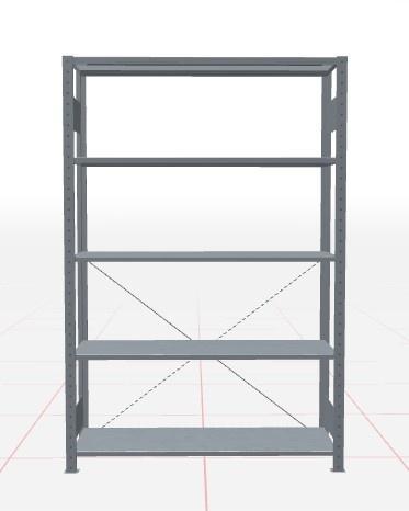 Stow legbordstelling 233x130x60mm 6 legborden jong, Zakelijke goederen, Kantoor en Winkelinrichting | Magazijn, Stelling en Opslag