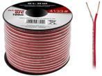 kabel 2 x 1.00 mm² OFC rol van 100 meter, Doe-het-zelf en Bouw, Elektriciteit en Kabels, Verzenden, Nieuw, Kabel of Snoer