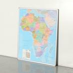 Officenow landkaart, Afrika, 122 x 102 cm, Gebruikt, Ophalen of Verzenden