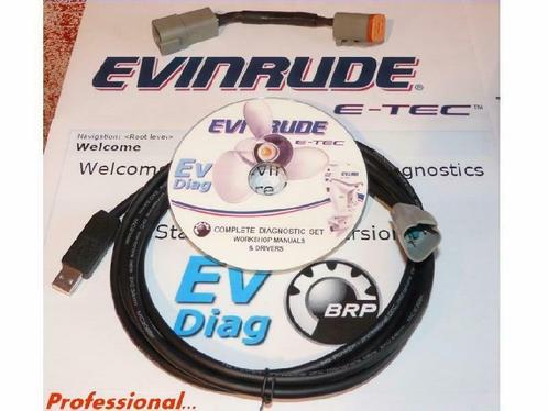 USB Evinrude e-tec diagnose kabel set met bootstrap kabel  N